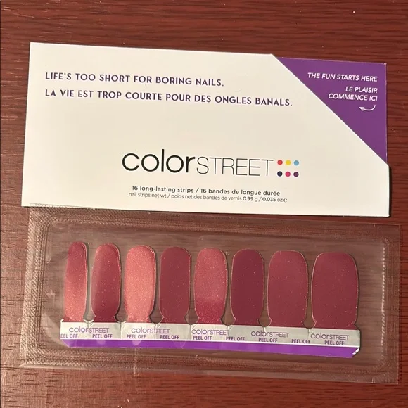 Color Street Rosy Reverie Nail Polish Strips Colorplay exclusive Bundle !! - Picture 2 of 2